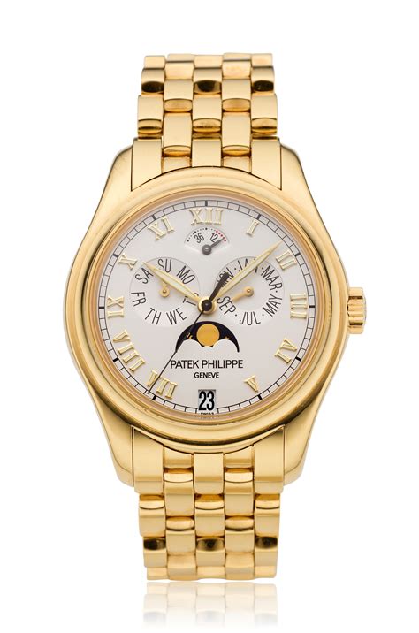 patek philippe gold calendar|patek philippe annual calendar price.